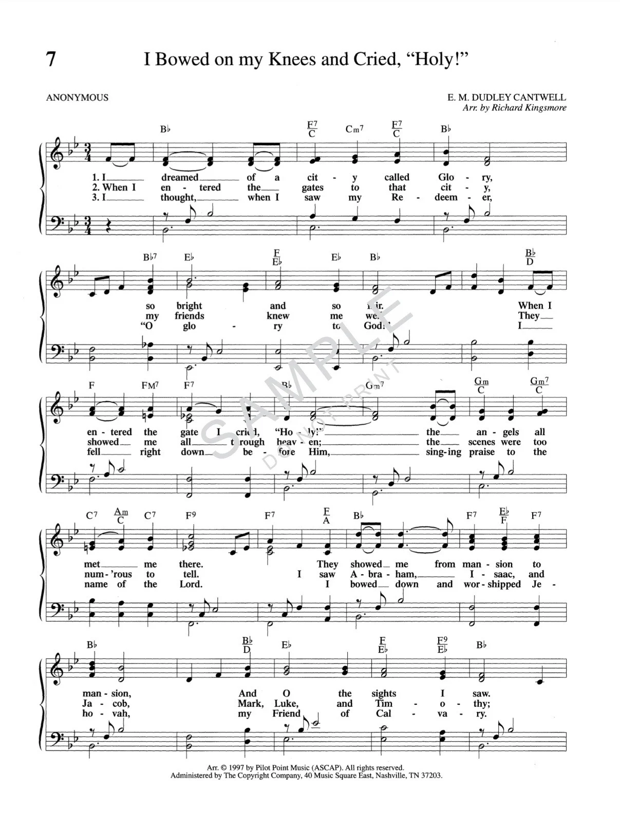 50 Best Loved Southern Gospel Favorites Piano Book by Richard Kingsmore