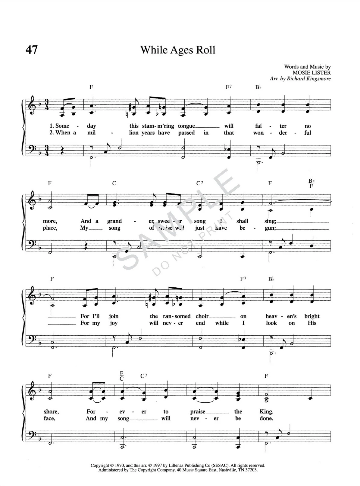 50 Best Loved Southern Gospel Favorites Piano Book by Richard Kingsmore