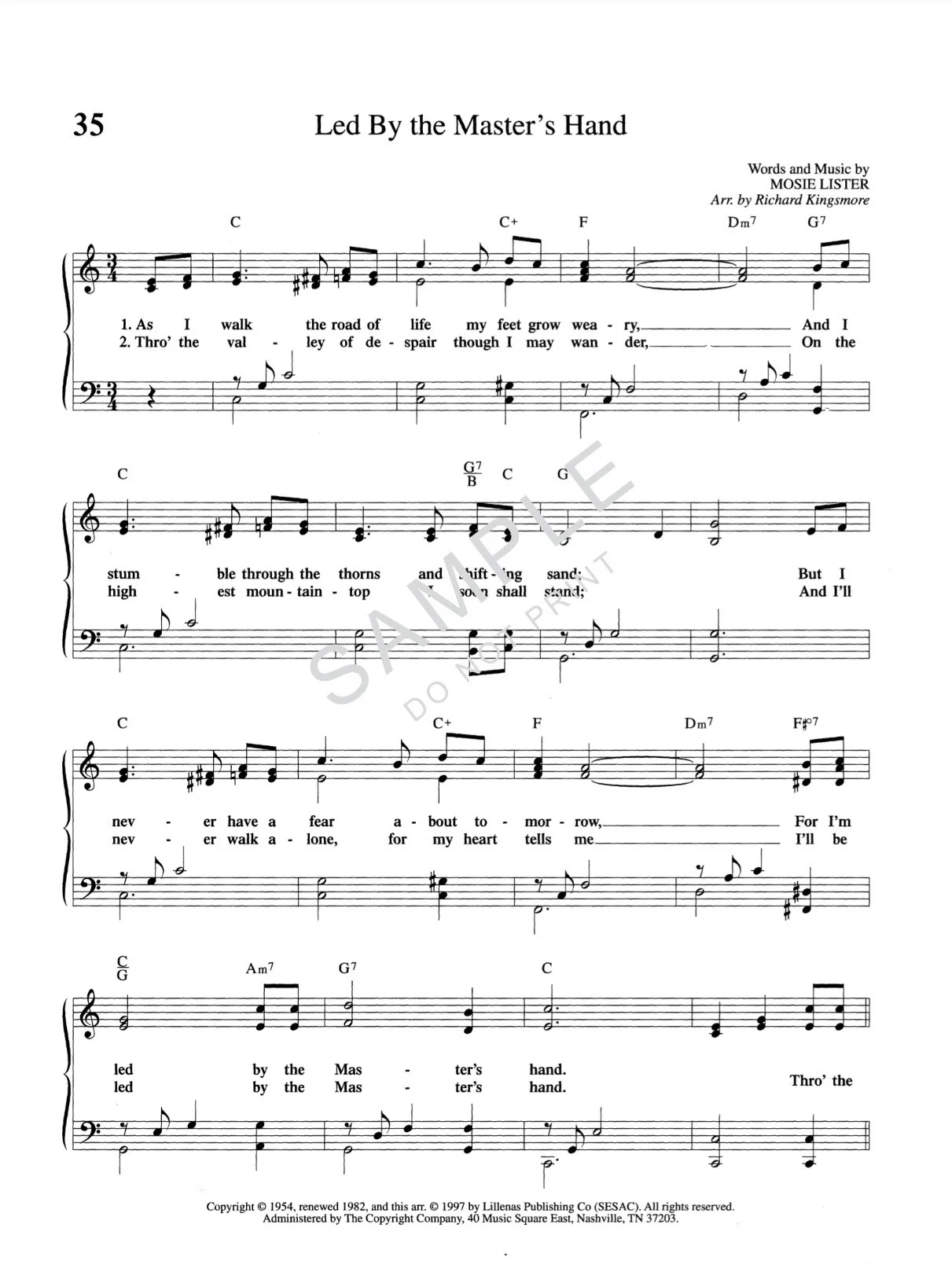 50 Best Loved Southern Gospel Favorites Piano Book by Richard Kingsmore