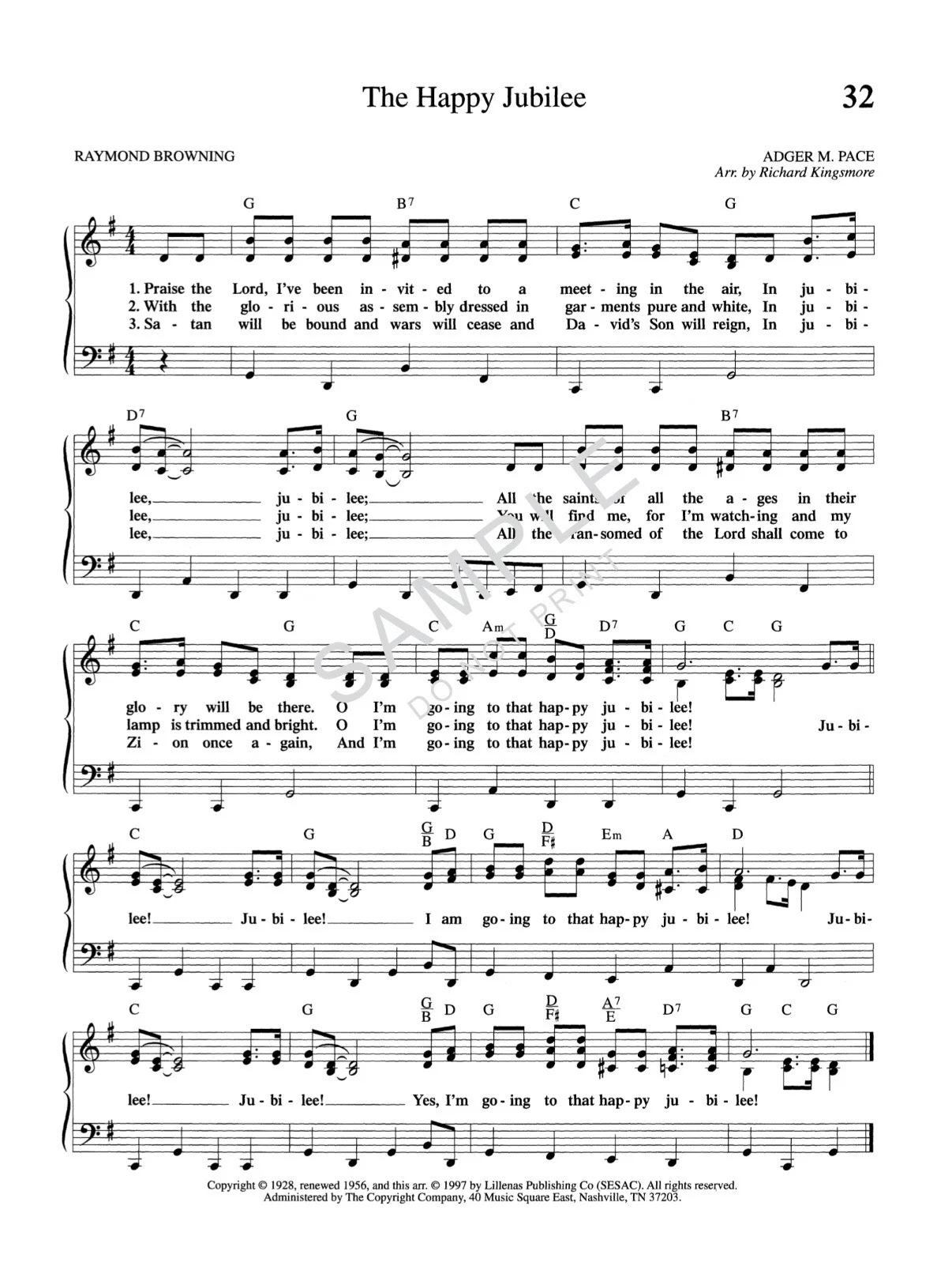 50 Best Loved Southern Gospel Favorites Piano Book by Richard Kingsmore