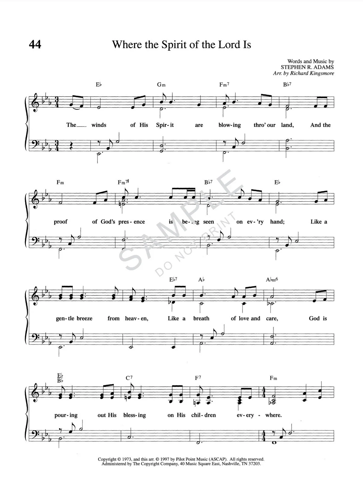 50 Best Loved Southern Gospel Favorites Piano Book by Richard Kingsmore