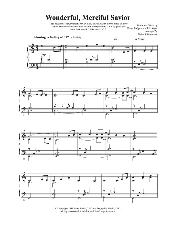 Communion Songs for Solo Piano VOL. 2 by Richard Kingsmore