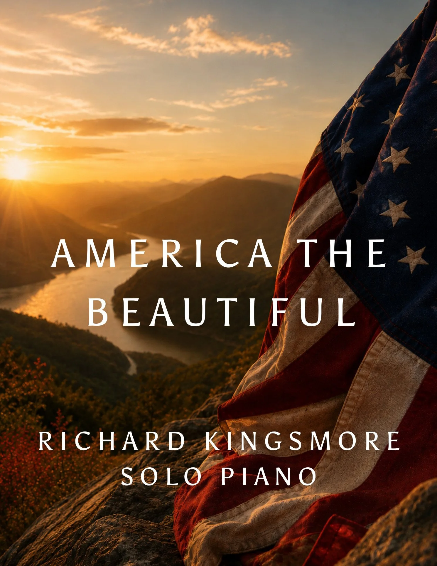America the Beautiful piano sheet music by Richard Kingsmore