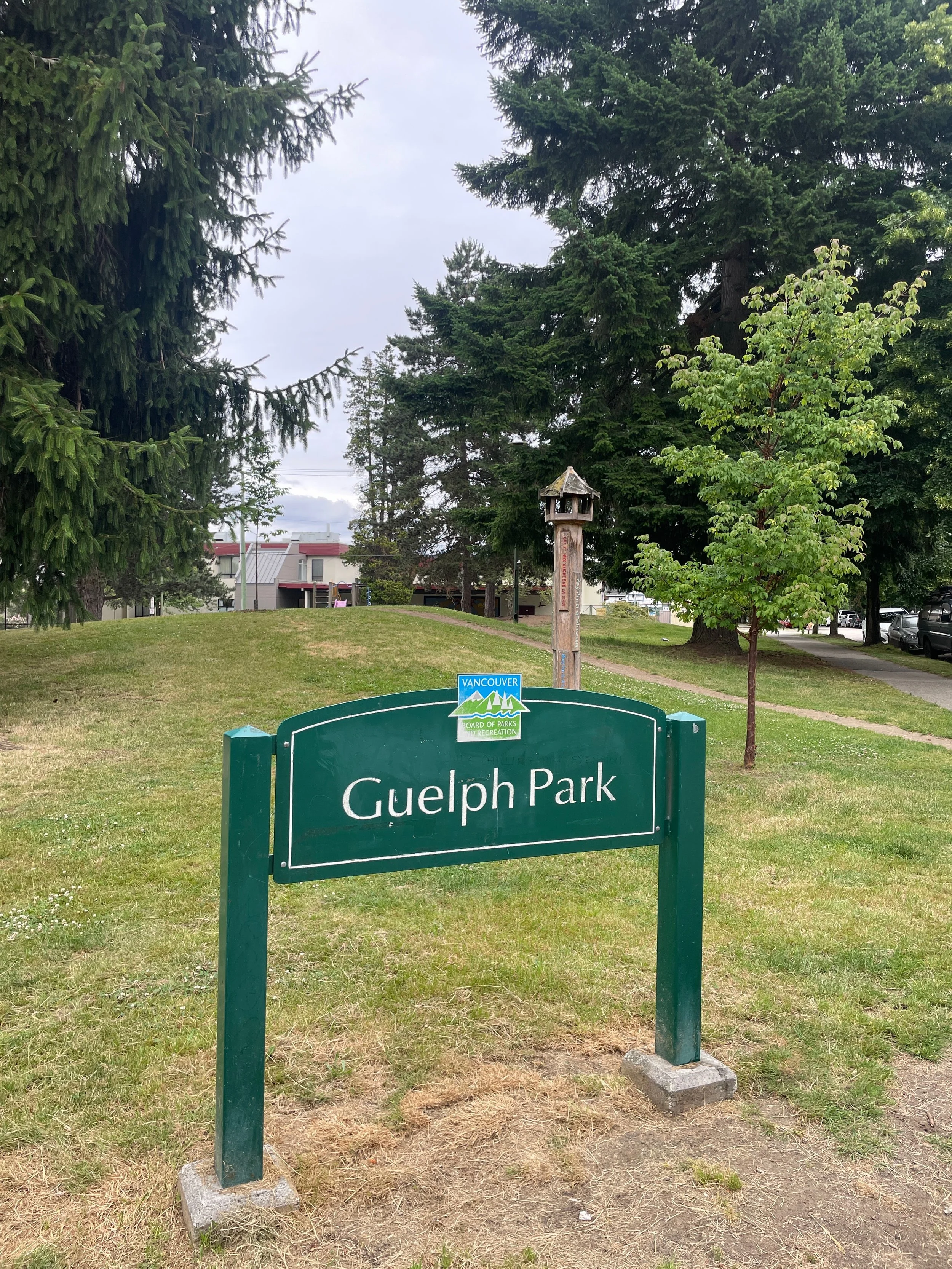  The official parks board sign for  Guelph Park . Who?? 