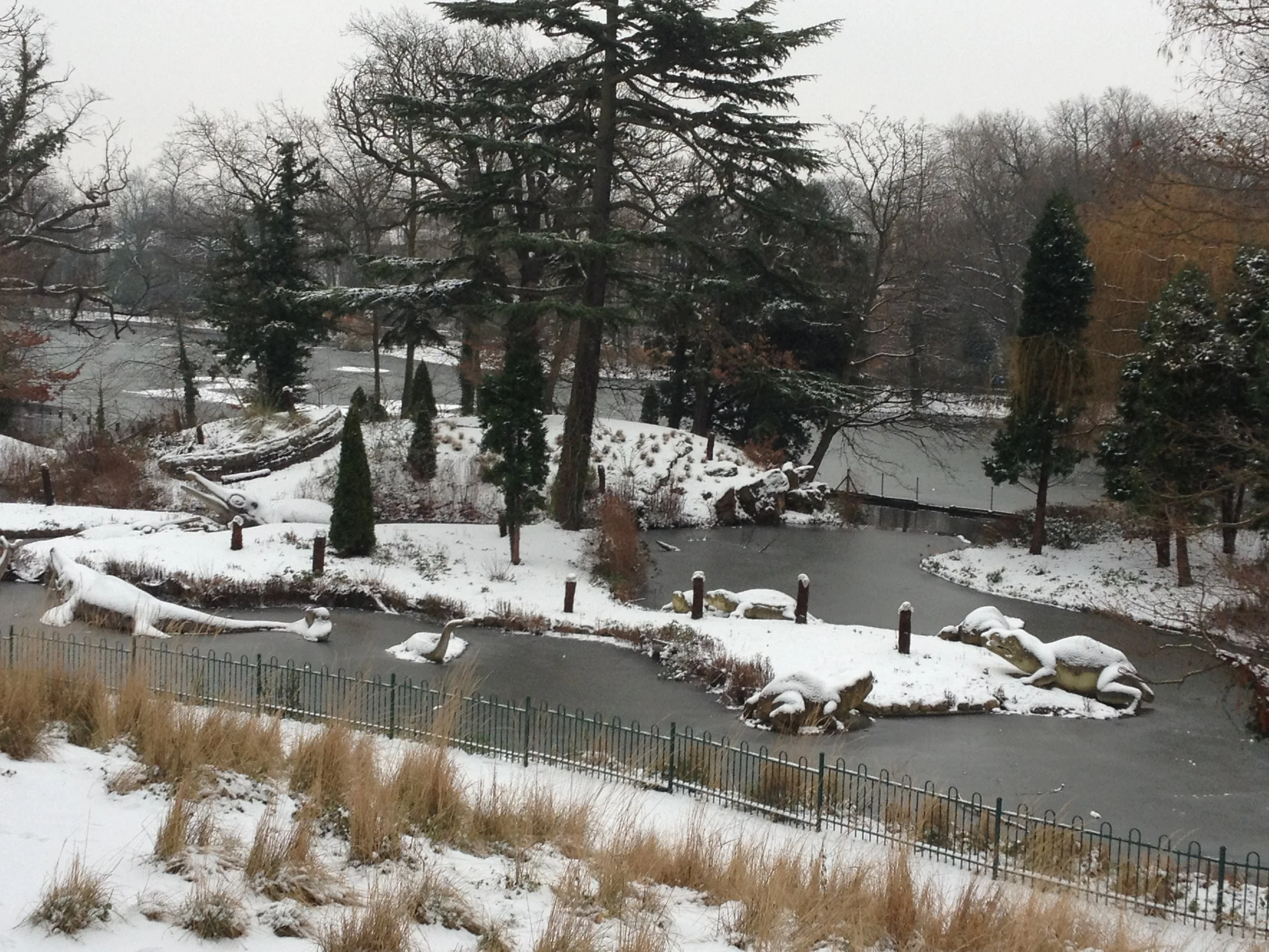  Dinos in the snow 