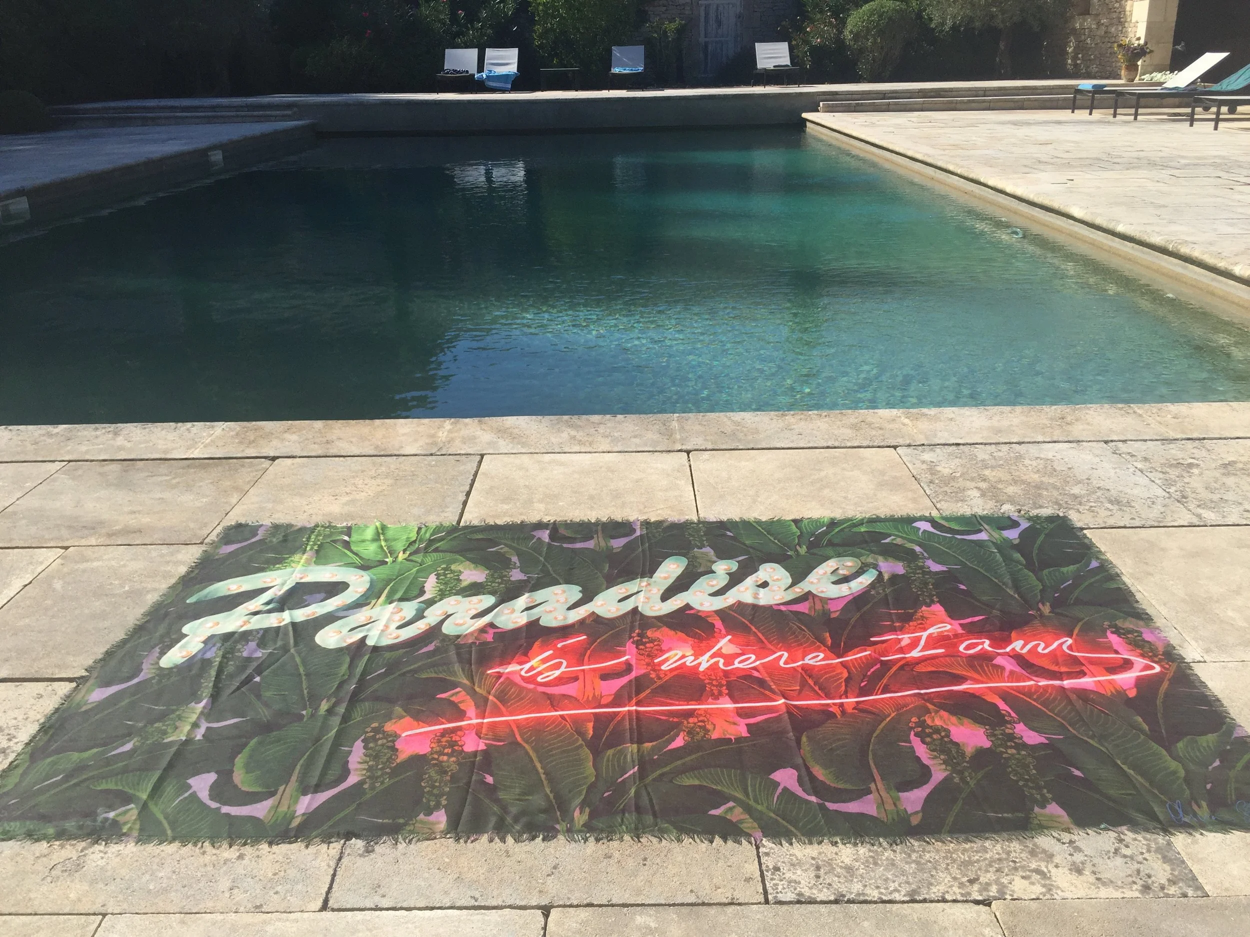 PARADISE IS WHERE I AM (SCARF)