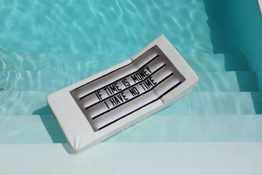 IF TIME IS MONEY I HAVE NO TIME (BEACH BLANKET)