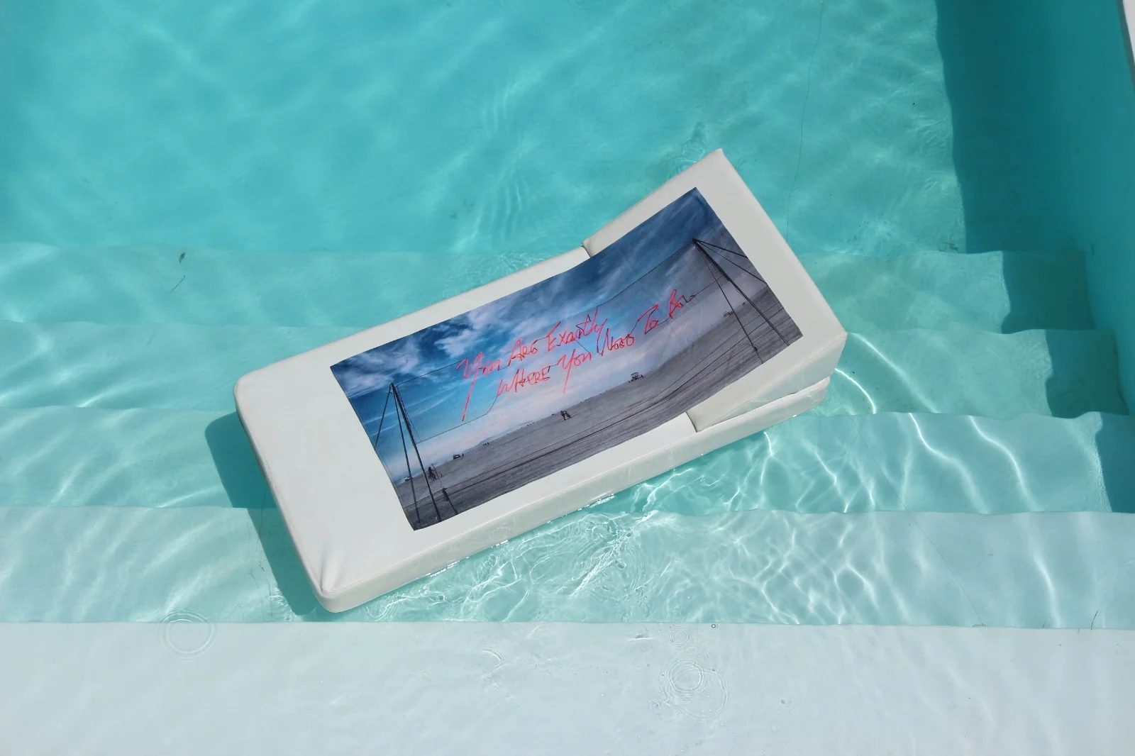 YOU ARE EXACTLY WHERE YOU NEED TO BE (BEACH BLANKET)