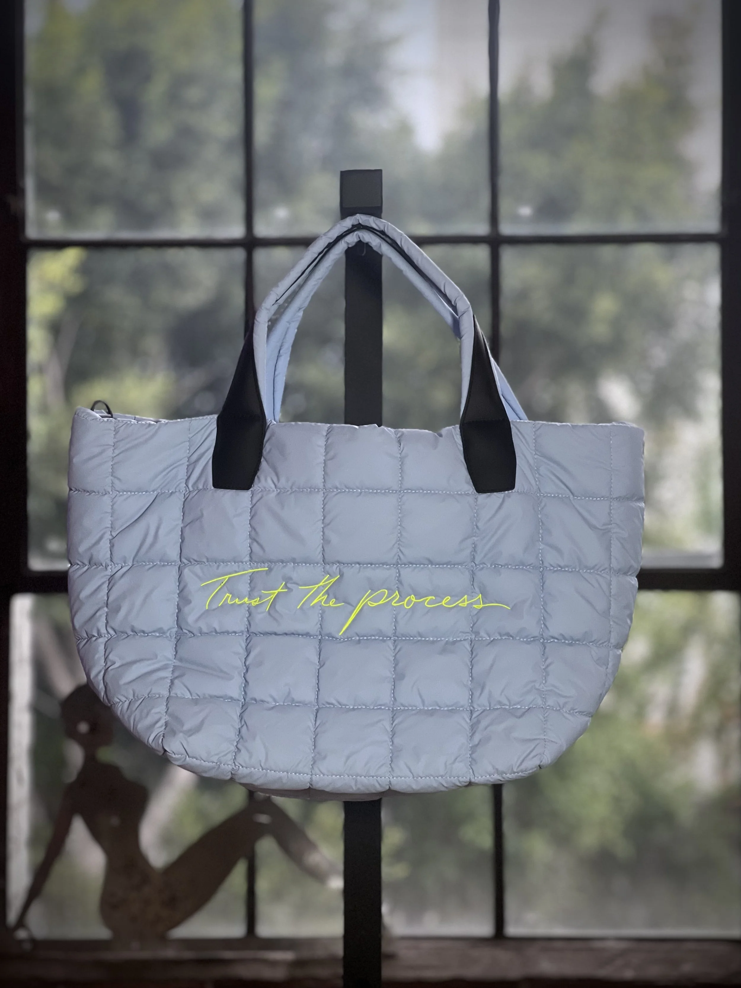 Vee Porter Medium  Light Blue "Trust The Process"