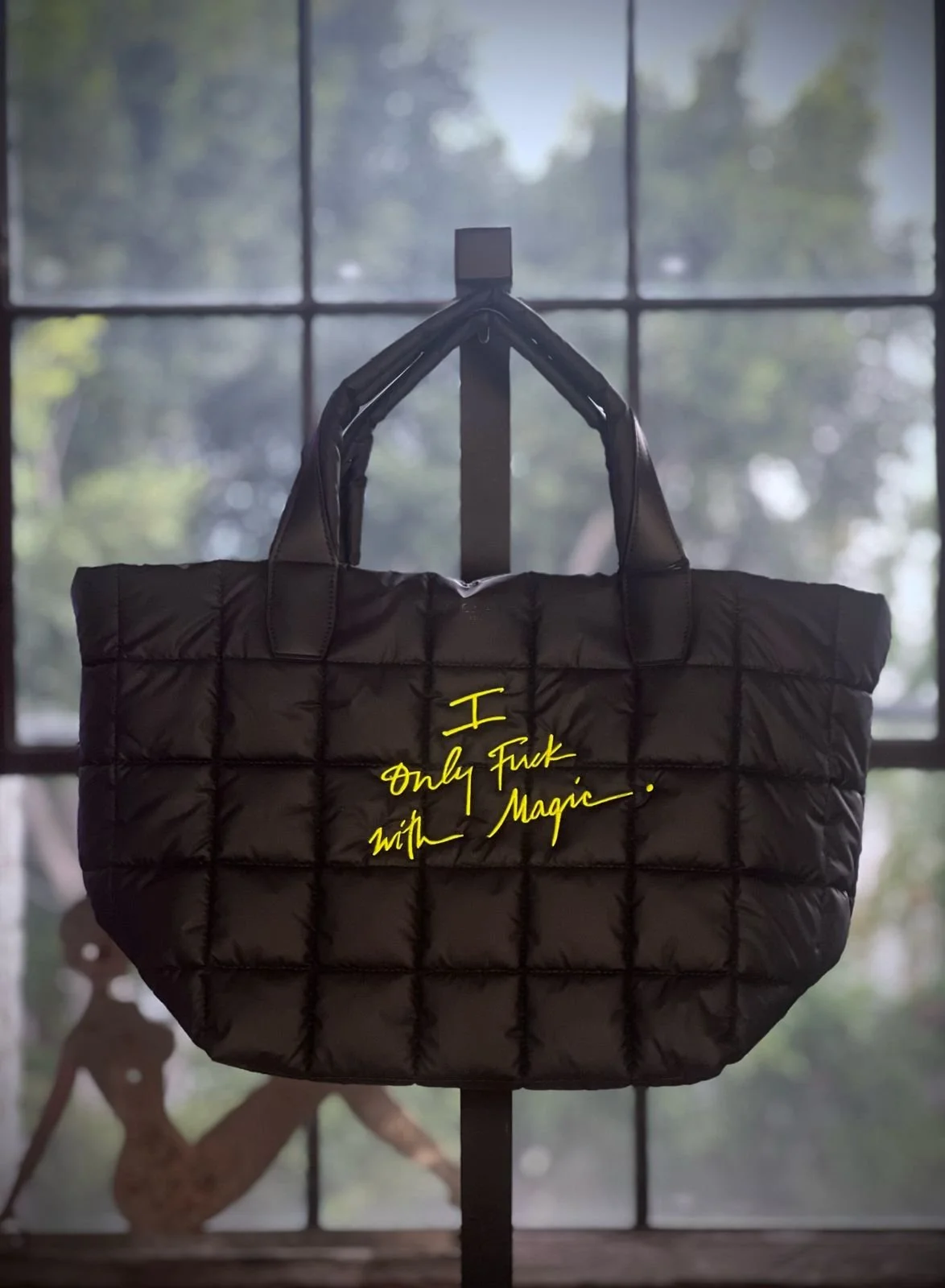 Vee Porter Medium Black "I Only Fuck With Magic"
