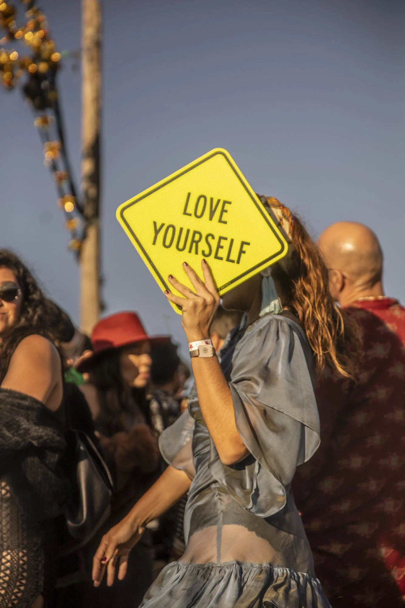 LOVE YOURSELF (Mini PDA Road Sign)