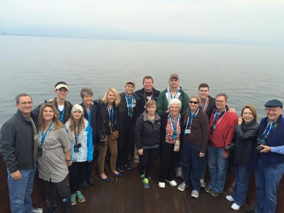 New EO Pilgrims in the Galilee