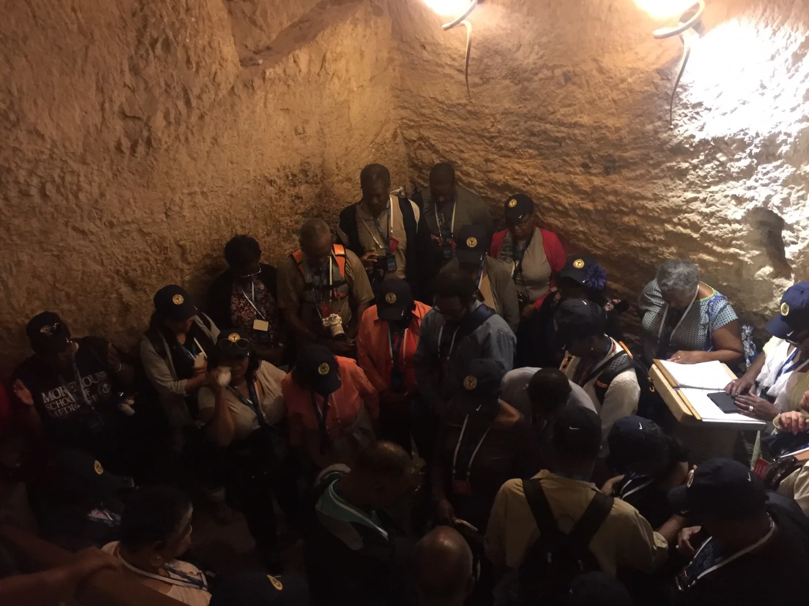 Antioch Church group at Caiaiphas House on Oct 28 - 2.jpeg