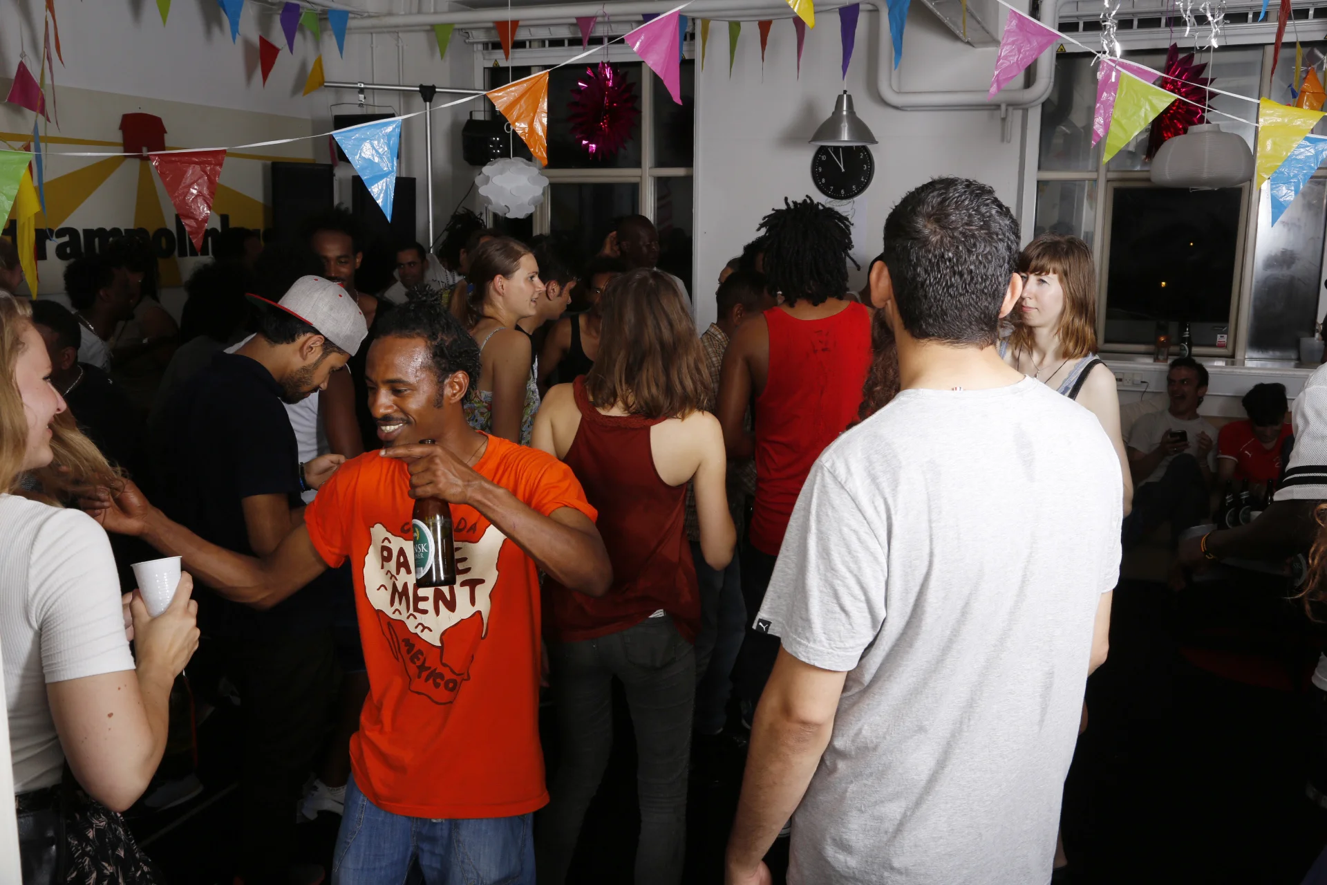 1st Friday of the month party: Community dinner, special event, bar & dancing