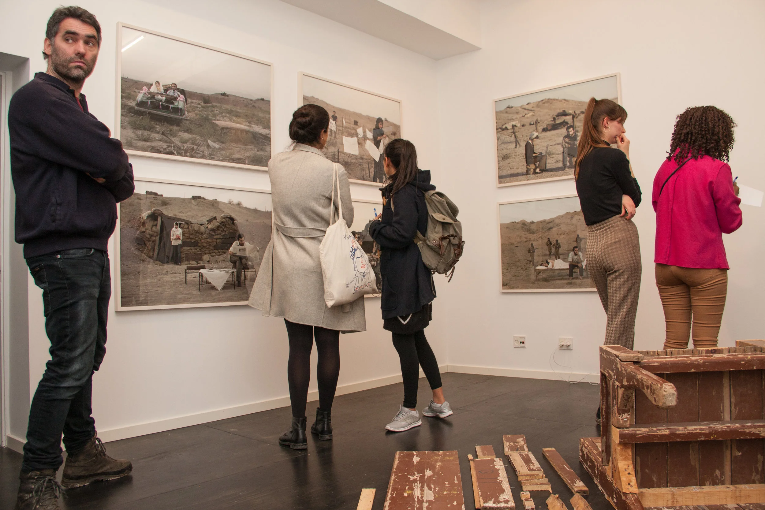 Free guided tour in CAMP's exhibition "We shout and shout, but no one listens. Art from conflict zones"