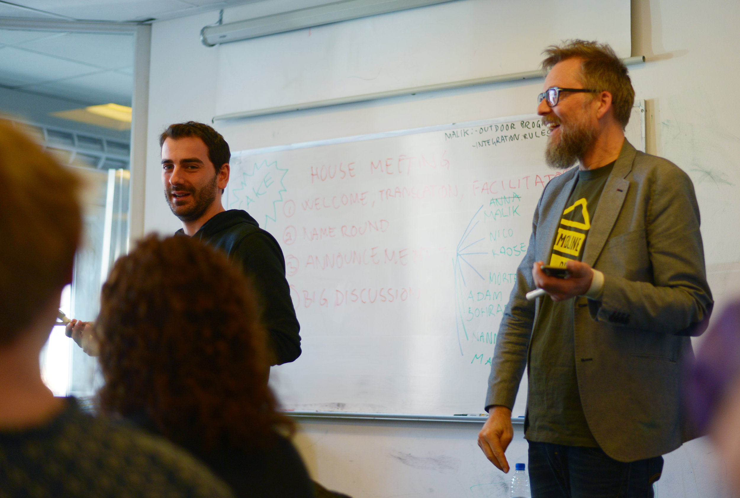 1,5-hour presentation of Trampoline House’s history, mission, and working methods by a staff member and a refugee volunteer. DKK 2,500