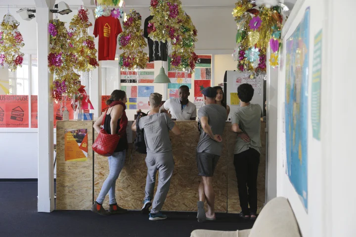 Intern and volunteer get-together