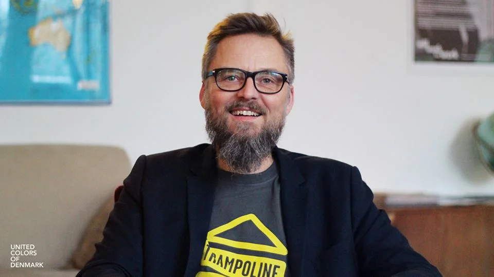 Morten Goll, Founder & Director of Trampoline House. Photo: Asim Iqbal, United Colors of Denmark