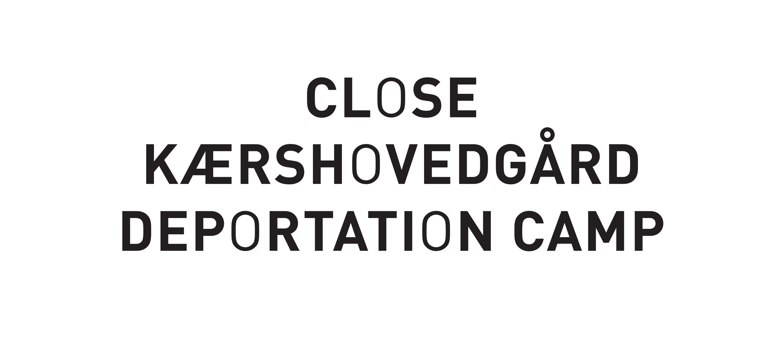 Join the demonstration to close Kærshovedgård deportation camp on Friday!