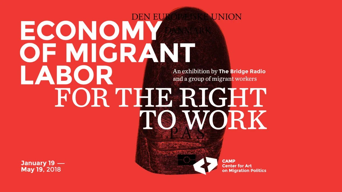 Each Saturday while the CAMP exhibition is running, there will be free guided tours from 3:00–4:00 pm run by asylum seekers and refugees who have recently graduated from CAMP's art gallery guide program. 