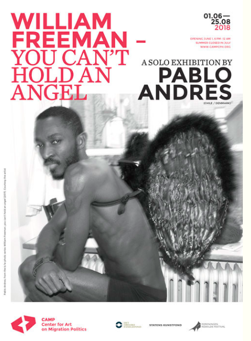 Pablo Andres' exhibition will run in the CAMP gallery until 25 August 2018 (excluding July), and will feature a performative guided tour in the exhibition by the artist every Saturday from 3–4 pm (last Saturday of the month closed). 