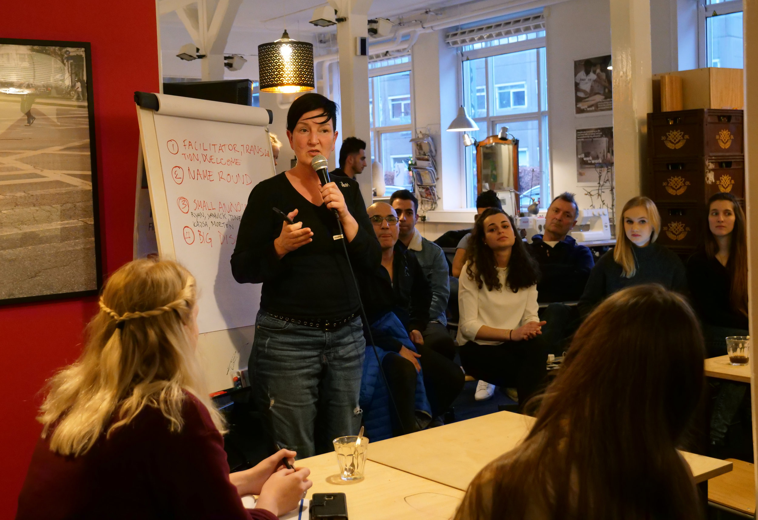 Big house meeting about sexual harassment