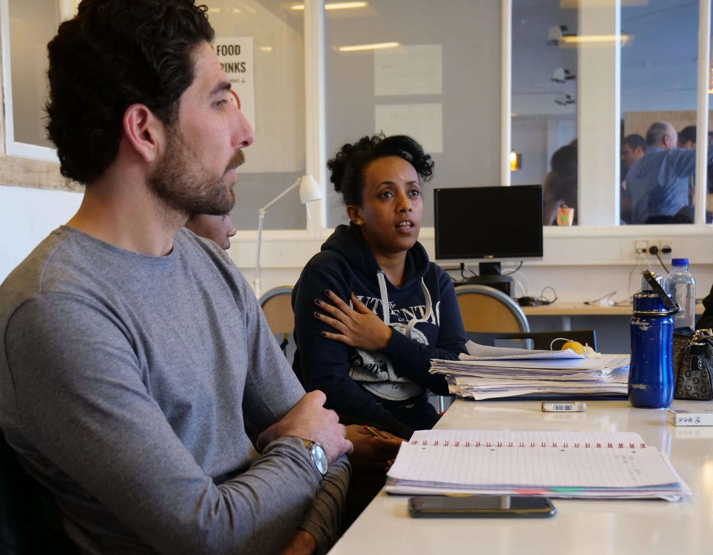 Learning Danish in Trampoline House