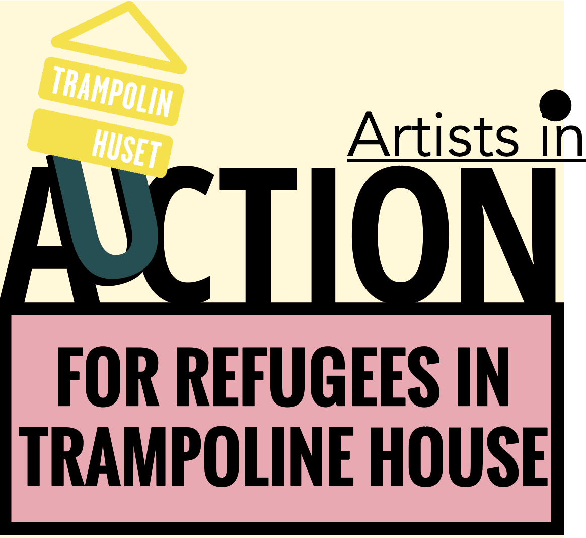Large art auction in support of refugees in Trampoline House