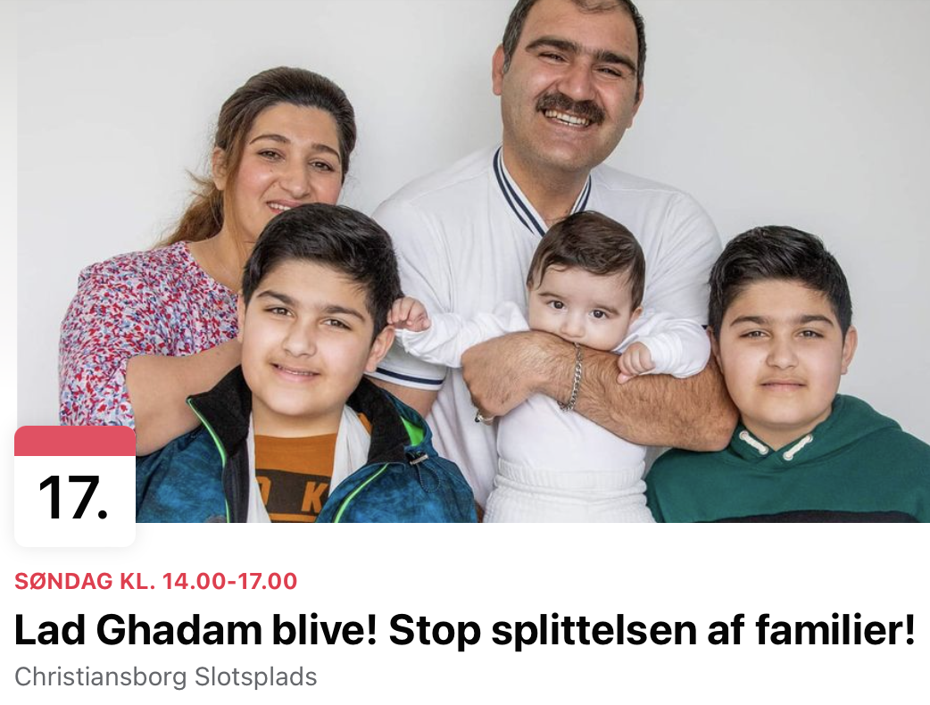 Demonstration: Let Ghadam Stay! Stop the Separation of Families!