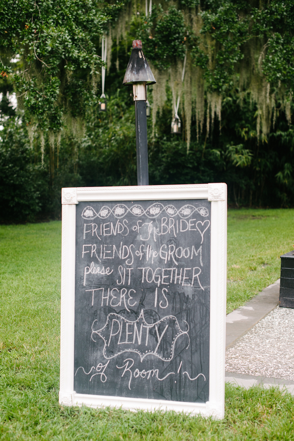 Charleston Wedding Chalkboard