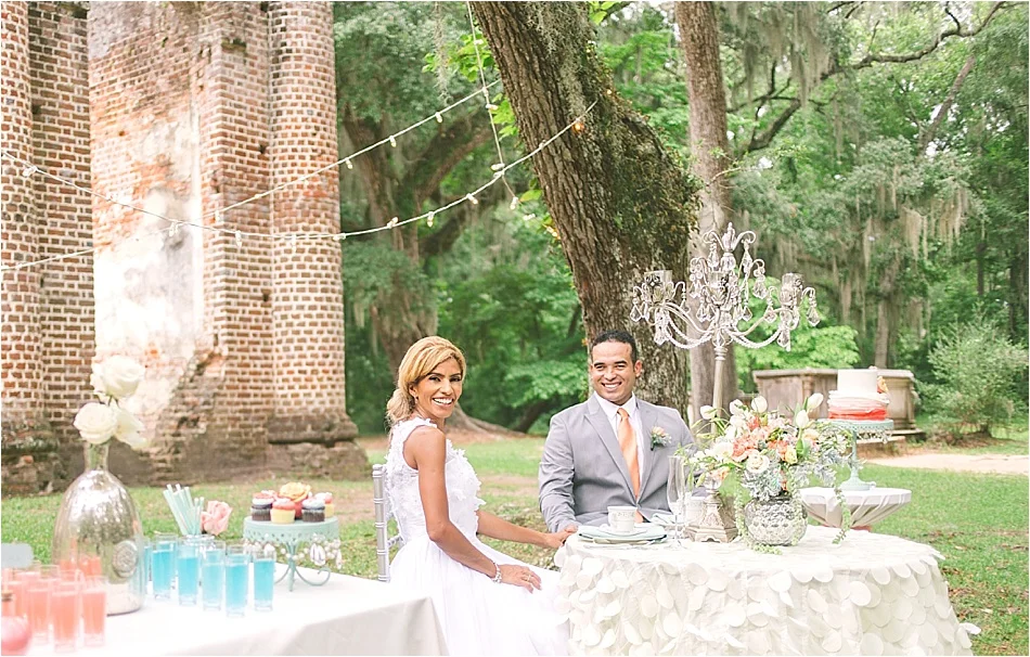 Old Sheldon Church Ruins Wedding Anniversary by Corina Silva