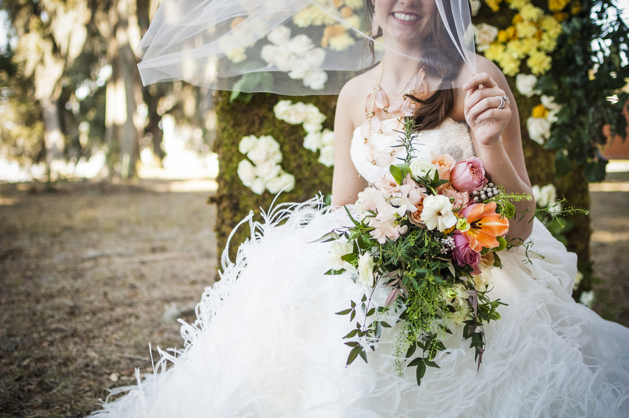 Colorful Lowcountry Wedding Bouquet