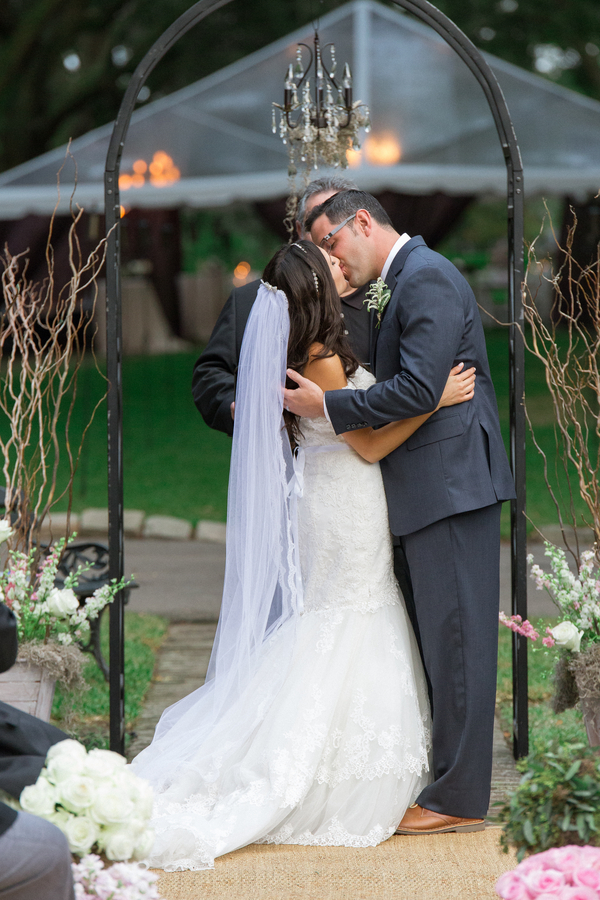 Outdoor wedding ceremony