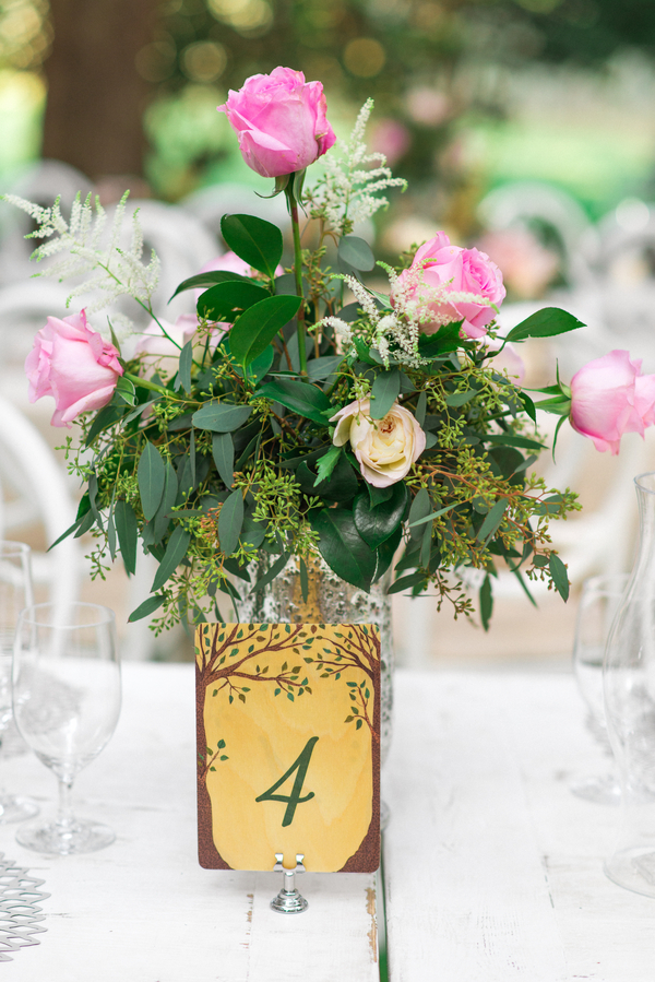 Pink Rose Centerpiece