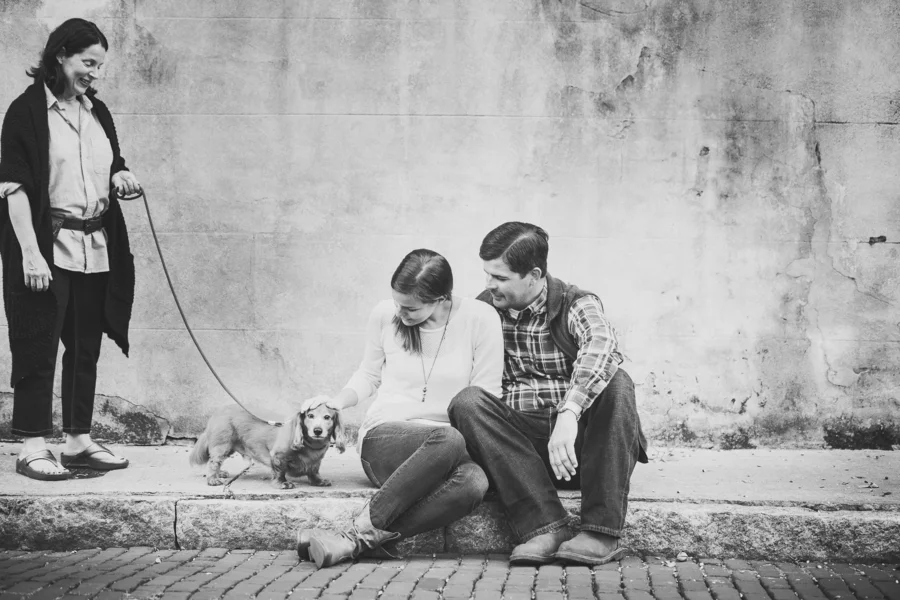 Caroline & Wilson's Downtown Charleston Engagement by Alyona Photography