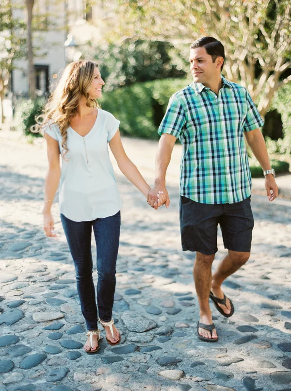 Downtown Charleston engagement
