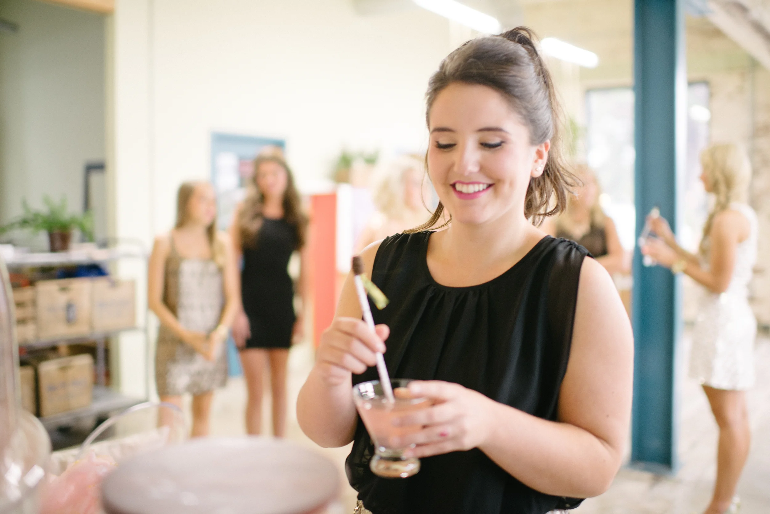 Modern Magnolias at Bachelorette Party Shoot