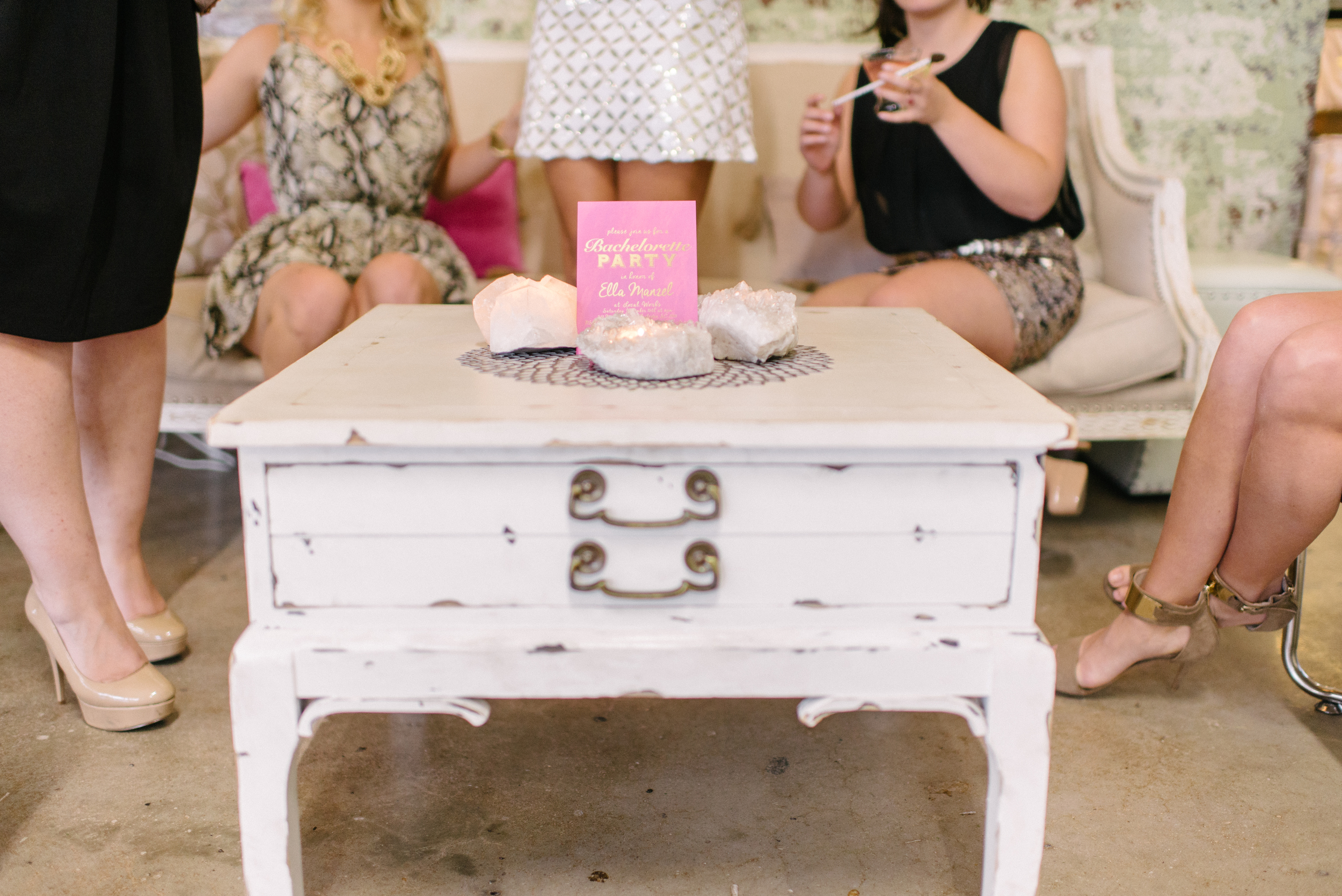 Bachelorette Party Shoo by Party.Love.Birds., Modern Magnolias and Sean Money + Elizabeth Fay