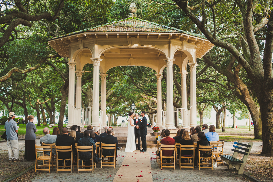 White Point Gardens wedding