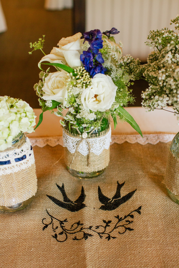 Rustic Charleston wedding with burlap details