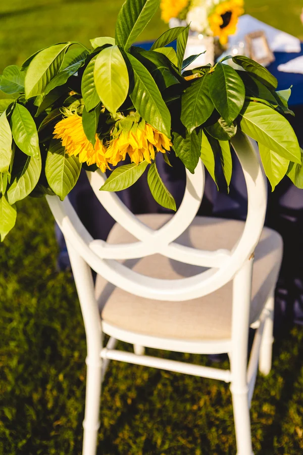 Sunflower Wedding Details