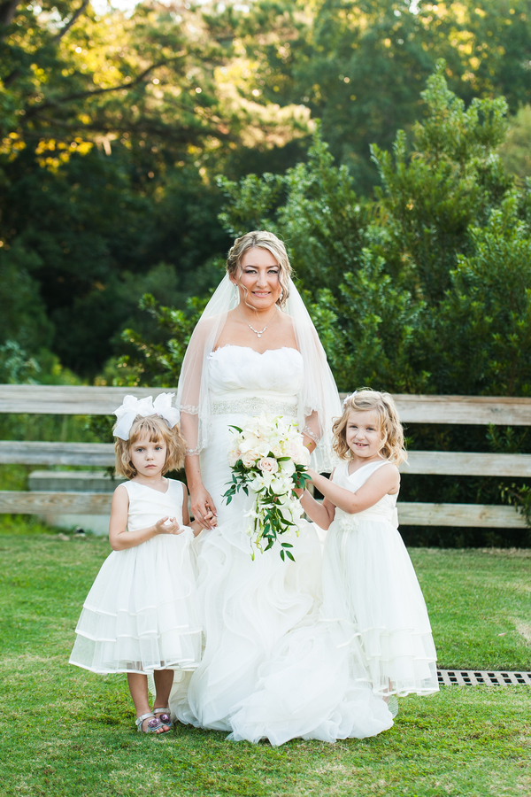 Charleston Bride with Flower girls