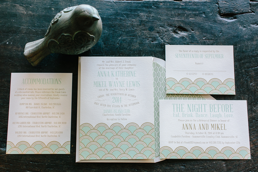 Charleston wedding invitations