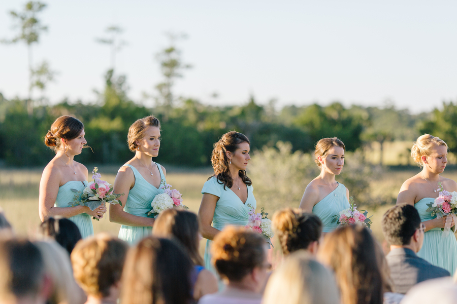 Mint green bridesmaids dresses