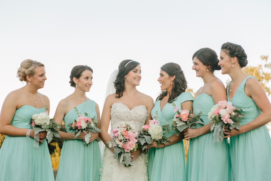 Mint Bridesmaids Dresses