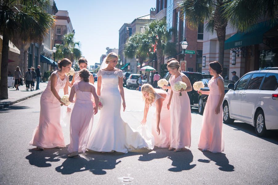 Pink Bridesmaids Dresses