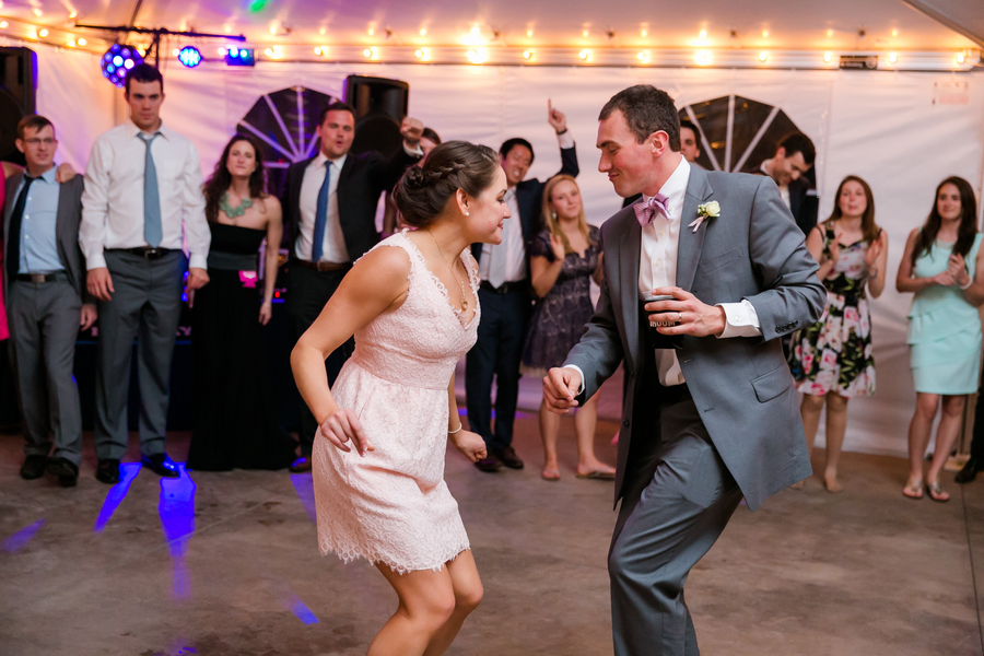 Dancing Wedding guests