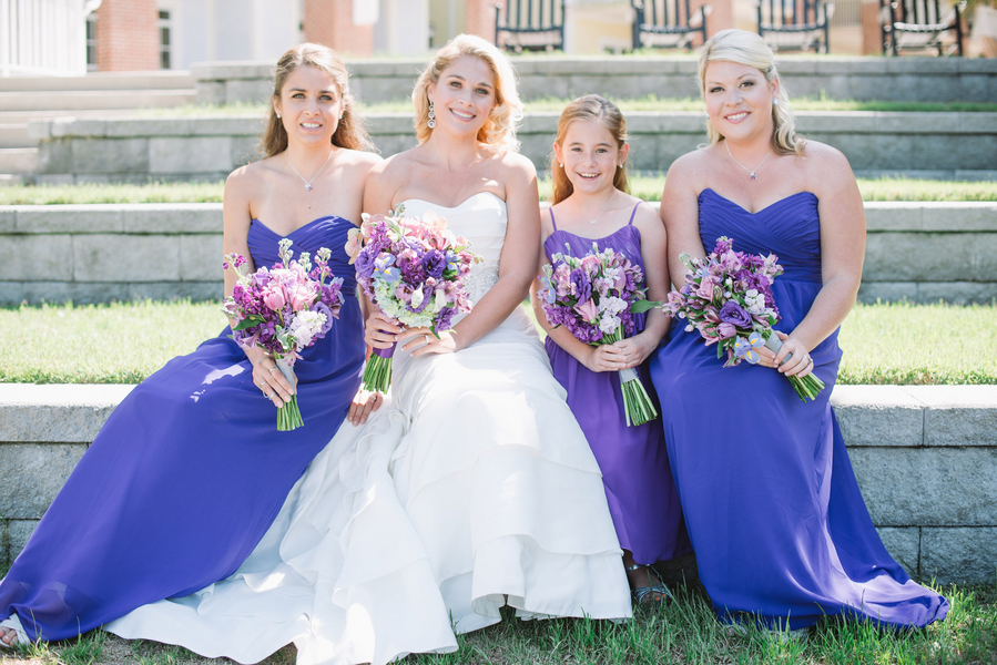 Purple Bridesmaids Dresses