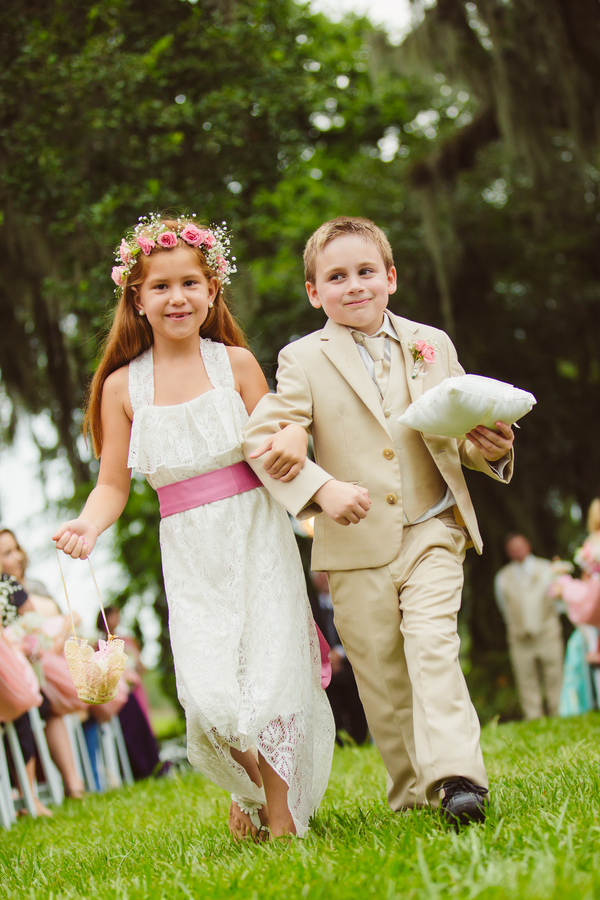 Charleston Flower girl and Ring bearer