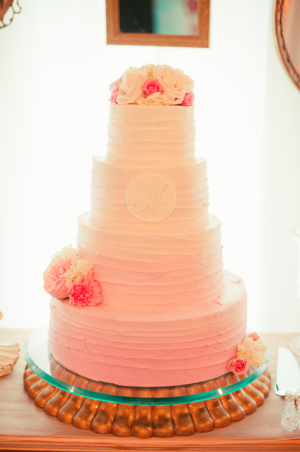 Pink Wedding Cake